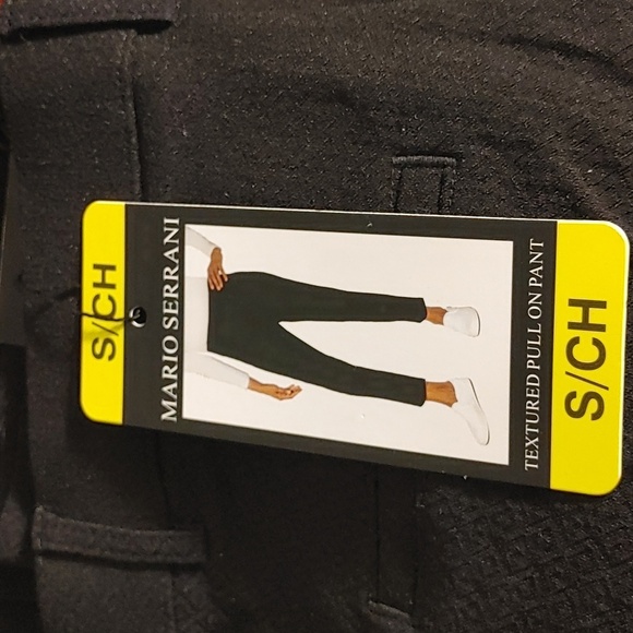 NWT Mario Serrani Ladies' Textured Pull-On Pant Black S M L XL XXL - Picture 4 of 8